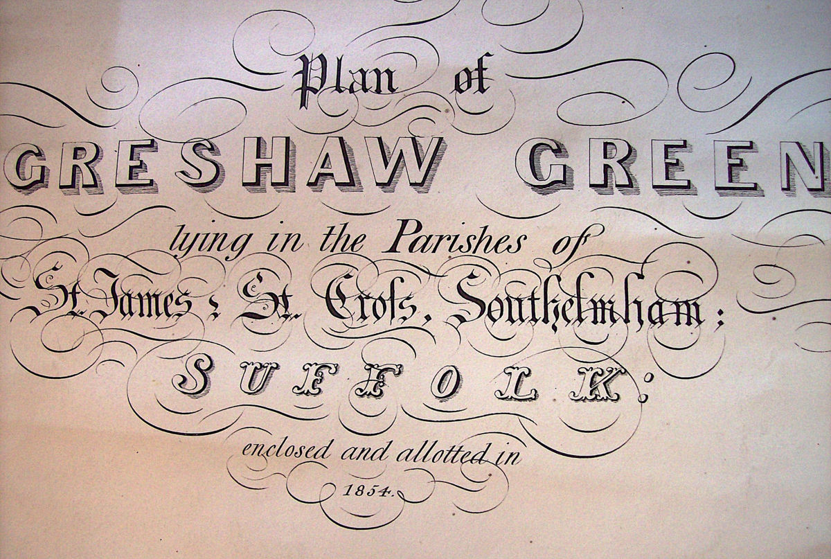 Greshaw Green Plan 1854