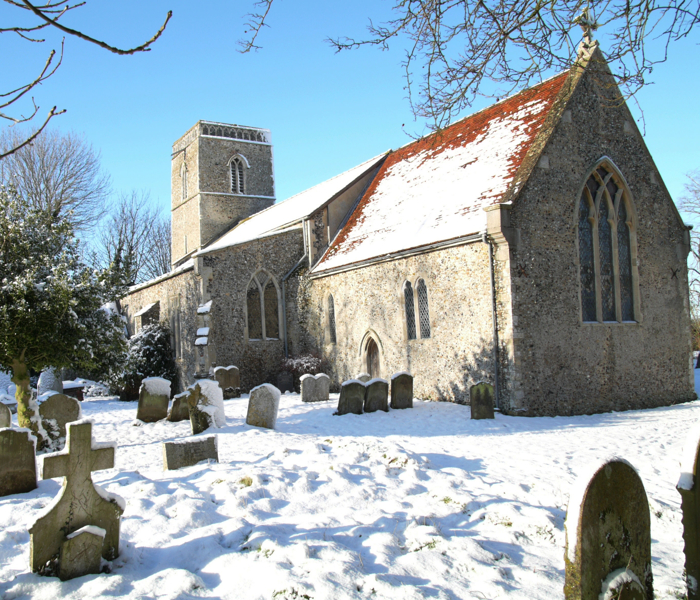 Church Header Image church snow 2